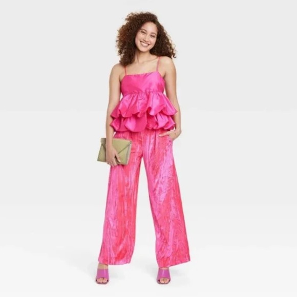 Barbie Pink Ruffle Tank💕 - Picture 2 of 3